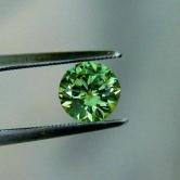 USA Diamond Cut Fine Green Demantoid Garnet 1.03ct 
