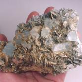 Collectors Quality Big Aquamarine and Muscovite Specimen Pakistan 