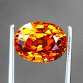Color and Fire Gem Orange Mandarin Spessartite Garnet 6.75ct 