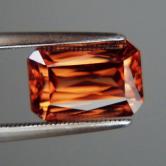 Color Cut and Fire New Find Gem Zircon Tanzania 4.8ct 