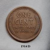 Lincoln Cent Collection 1909 S VDB and 1922 P and 1914 D