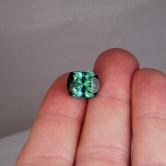 Top Cut and Dichroic Color Blue Green Afghan Tourmaline 