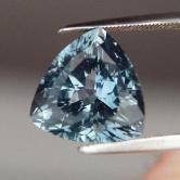 Top Cut and Natural Color Unusual Steel Blue Topaz 