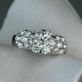 Quality Lds Diamond Fashion 14kt wg Ring 1.5ct 