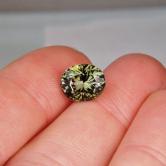 Top USA Cut Olive Green Tourmaline Nigeria 4.90ct 