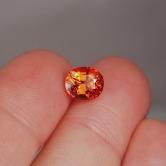 Color and Fire Mandarin Spessartite Garnet 4.14 ct 