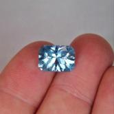 Rare Color Double Blue Aquamarine Vietnam 7.38ct 