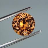 Unusual Color Golden Orange Montana Sapphire 2.39ct 