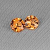 Matched Pair Ramona Californa Spessartite Garnet 