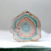 Rare colors Natural Tourmaline Slice Brazil 