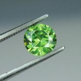 Brilliant Top Cut Natural Russian Demantoid Garnet GL