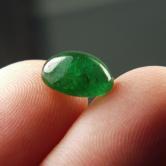 Fine Color Brazil Emerald Cabochon 4.27 ct 