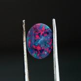 Lots of Red Fire Natural Australian Opal Doublet 