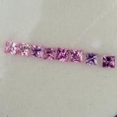 Special 2.1 mm Montana Sapphire Multi - Color Suite 