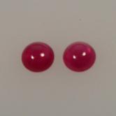 Fine Color Natural South East Asia Ruby Cab Pair 4mm 