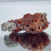 Rare Specimen Spinel and Forsterite on Orange Clinohumite 