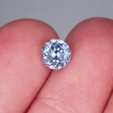 USA Cut Bright Steel Blue Montana Sapphire 2.06 ct 