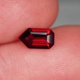 Fancy Cut Red Fire Crimson Color Umba River Garnet 