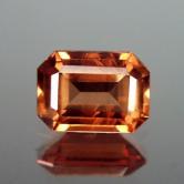 Rare Copper Orange Precious Topaz Russia 3.86ct 