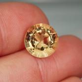 Unique Bolivia Citrine with Hummingbird Gemstone 6.97 ct 