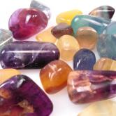 Multi Color Tumbled Fluorite Afghanistan 268 gram 