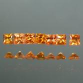 Special 2.3 mm Orange Montana Sapphire Color Suite 