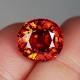 Color and Fire Huge Spessartite Garnet Nigeria 17.80 ct 
