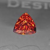 Color and Fire Red Orange Spessartite Garnet 3.45 ct 