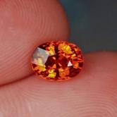Color and Fire Natural Spessartite Garnet Nigeria 1.84 ct 