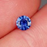 Natural Royal Blue Ceylon Sapphire 5mm 0.54ct 