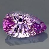 Concave Cut Brilliant Natural Amethyst 14.18 