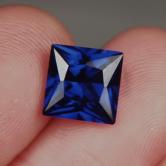 Deep Royal Blue Lab Grown Sapphire Corundum 