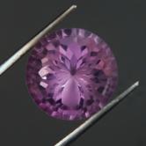 Unique Bolivia Amethyst with Spider Gemstone 5.78ct 