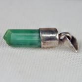 Hand Crafted S/S Tourmaline Crystal Pendant Afghanistan 