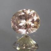 Very Brilliant Untreated Light Peach Color Sapphire Sri Lanka 3.33ct 