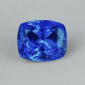 Color and Quality Cushion Cut Blue Tanzanite 3.90ct 