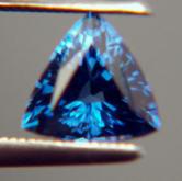Top GEM Unheated Ceylon Sapphire Trillion 