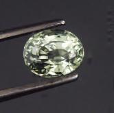 Bright Natural Mint Green Sapphire Tanzania 1.25 ct 