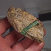 NR Collectors Emerald In Quartz Crystal Specimen Afghanistan 
