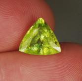 Multi Color Fire Natural Green Sphene Pakistan 3.76 ct 