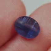 Sapphire Blue Cats Eye Kyanite Cab India 3.58 ct 