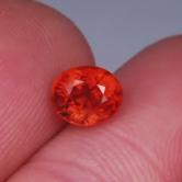 Rich Orange Natural Spessartite Garnet Namibia 1.44 ct 