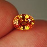 Super Bright and Clean Mandarin Spessartite Garnet Nigeria 1.92 ct 