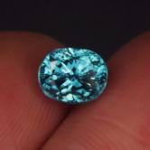 Special Price Bright and Nice Color Blue Zircon Cambodia 3.67 ct 