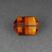 Top Cut and Color Gem Orange Citrine 1.48 cts 