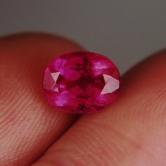 Superb Color Old Stock Rubellite Tourmaline Brazil 2.22ct GLI PAID