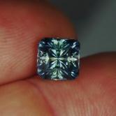 Unheated USA Cut Green Blue Montana Sapphire 2.67ct 