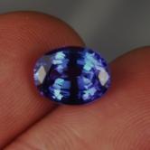 Color and Quality Natural Blue Tanzanite 3.13 ct 