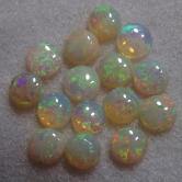 Color Play Calibrated 5 mm Opal Cabs Australia 4.64 ct tw 