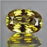 Big and Clean Yellow Green Chrysoberyl Sri Lanka 7.18 ct 
